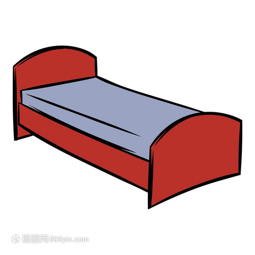 夢幻樂園 卡通風(fēng)格單人床矢量插圖在家具設(shè)計中的魅力